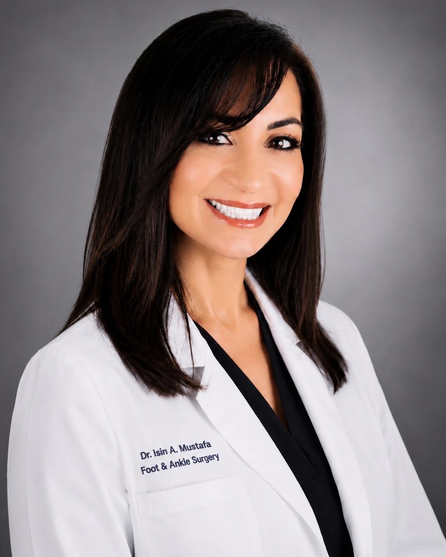 Dr. Isin A. Mustafa, DPM, foot and ankle surgeon